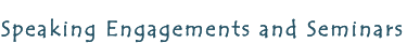 Speaking Engagements and Seminars - Linda Meyer Mediation